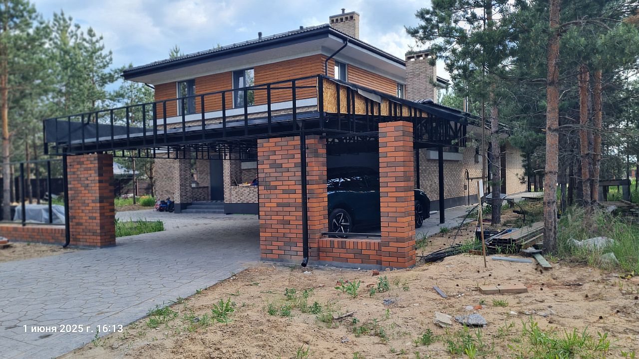 Дом "в стиле Райта" 220 м2 в коттеджном поселке Вилланд